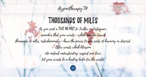 Hypnotherapy Tip