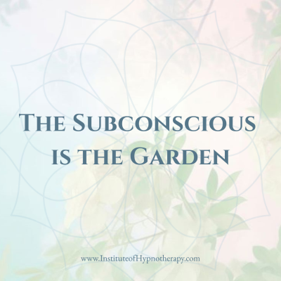 The subconscious is garden